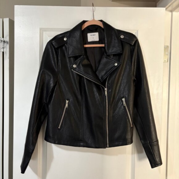 Old Navy | Faux-Leather Moto Jacket - Picture 3 of 5